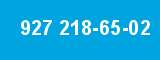 927 218-65-02 927 218-65-02